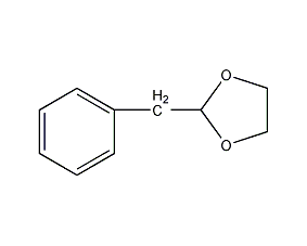 phenylacetaldehyde-ethylene glycol acetal structural formula