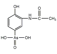 acetylarsine structural formula