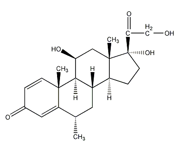 methylprednisolone structural formula