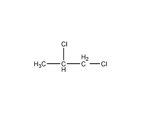 1,2-dichloropropane structural formula