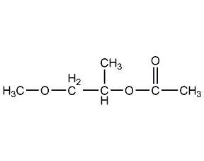 propylene glycol monomethyl ether acetate structural formula