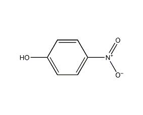 structural formula of p-nitrophenol