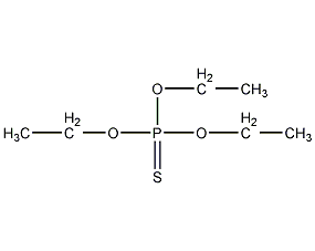 o,o,o-triethylphosphorothioate structural formula