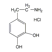structural formula of dopamine hydrochloride