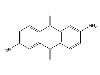 2,6-diaminoanthraquinone structural formula