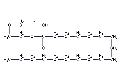 diethylene glycol monostearate structural formula