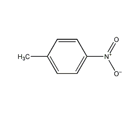 structural formula of p-nitrotoluene