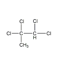 pentachloroethane structural formula
