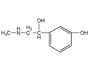phenylephrine base structural formula