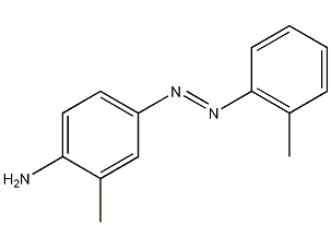 ortho-aminoazotoluene structural formula