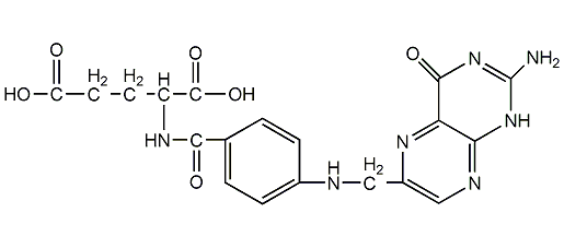 folic acid structural formula