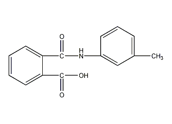 n-m-toluylbenzoic acid structural formula