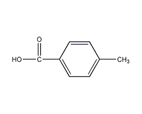 p-toluic acid structural formula