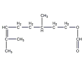 citronellyl formate structural formula