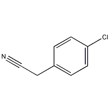 structural formula of p-chlorophenylacetonitrile