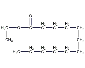 ethyl laurate structural formula
