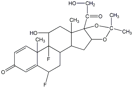 fluocinolone structural formula