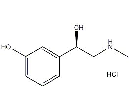 phenylephrine hydrochloride structural formula