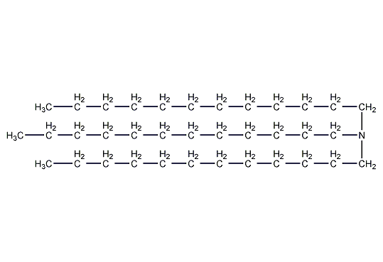 structural formula of tri-n-dodecylamine
