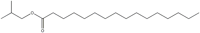 structure formula of 2-methylpropyl hexadecanoate