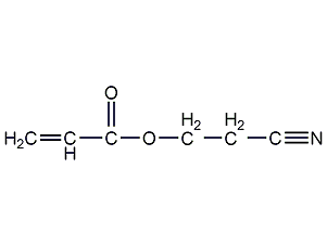 structural formula of cyanoethyl acrylate