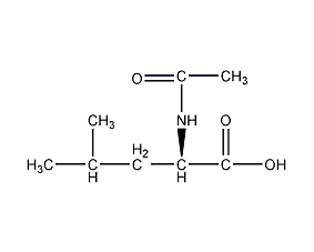 n-acetyl-dl-leucine structural formula