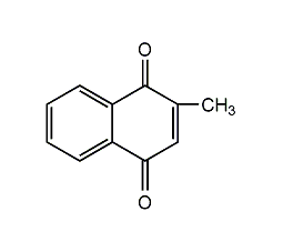 2-methyl-1,4-naphthoquinone structural formula