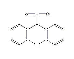 xanthene-9-carboxylic acid structural formula