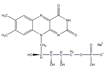 riboflavin sodium phosphate structural formula