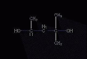 2-methyl-2,4-pentanediol structural formula