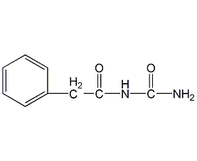 phenylacetyl urea structural formula