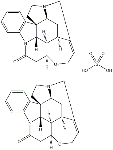 strychnine hemisulfate structural formula