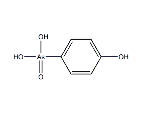 structural formula of p-hydroxyphenylarsonic acid
