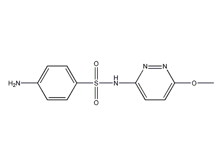 sulfamethoxypyridazine structural formula