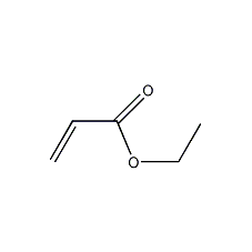 ethyl acrylate structural formula
