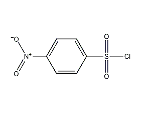 structural formula of p-nitrobenzenesulfonyl chloride
