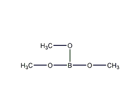 trimethyl borate structural formula