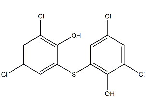 2,2'-thiobis(4,6-dichlorophenol) structural formula