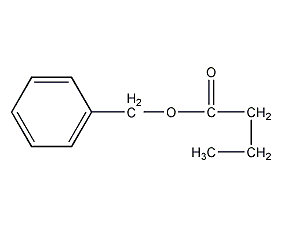 structural formula of benzyl butyrate
