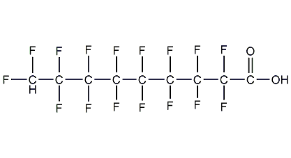 9h-hexafluorononanoic acid structural formula