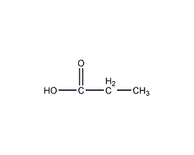 propionic acid structural formula