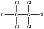 hexachloroethane structural formula