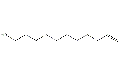 10-undecen-1-ol structural formula