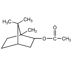 bornyl acetate structural formula