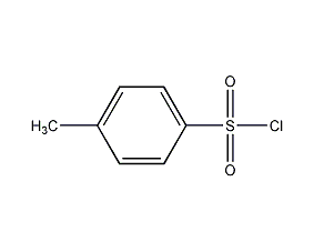 structural formula of p-toluenesulfonyl chloride