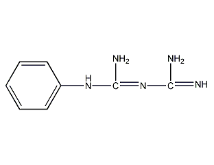 phenyl biguanide structural formula
