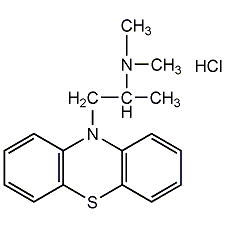 promethazine hydrochloride structural formula
