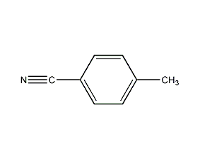 structural formula of p-toluenenitrile
