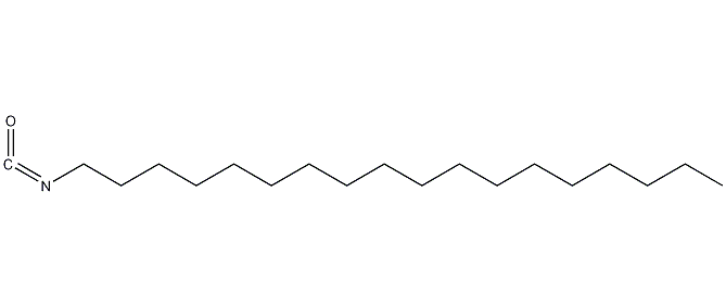 structural formula of octadecyl isocyanate