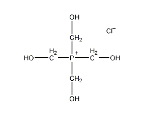 structural formula of tetrakis(hydroxymethyl)phosphorus chloride